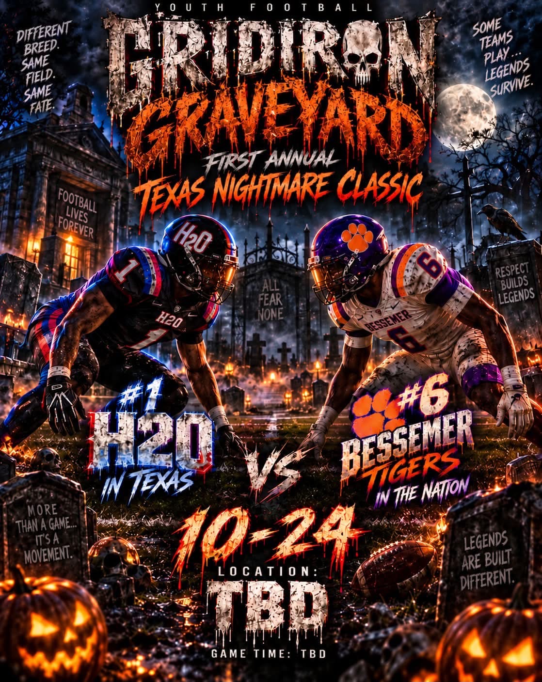 First Annual Texas Nightmare Classic — H2O vs Bessemer Tigers